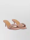 Aeyde Sandals With Buckle Detail And Kitten Heel