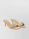 Aeyde Sandals With Buckle Detail And Kitten Heel