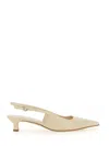 Aeyde Catrina Leather Kitten-heel Slingback Pumps