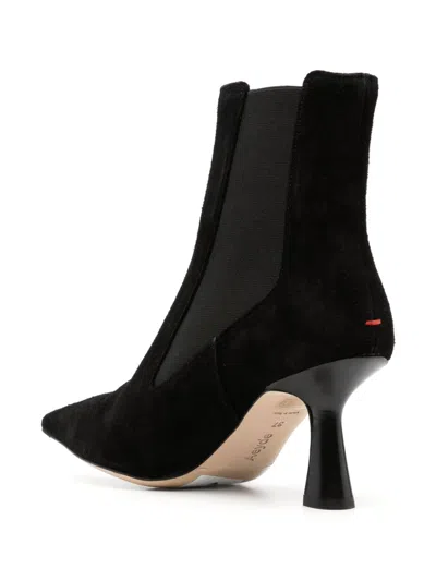 Aeyde Selena Cow Suede Leather In Black