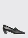 Aeyde 40mm Almond-toe Block-heel Loafers In Black