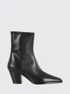 Aeyde Calf Leather Ankle Boots In Black