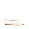Aeyde Kirsten Ballet Flats In Beige