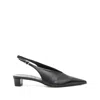 Aeyde Oti Slingback Pointed Toe Pump In Black