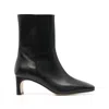 Aeyde Tabitha 65 Leather Ankle Boots In Black