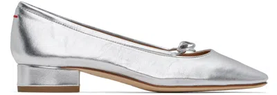 Aeyde Silver Darya Ballerina Flats