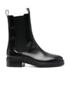 Aeyde 45mm Jack Leather Ankle Boots In Black