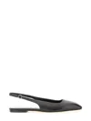 Aeyde Amelia Slingback Flats In Black