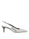 Aeyde Women's Saba Slingback Sandal In Silver