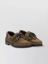 Aeyde Slip-ons With Suede Finish And Lace Detail