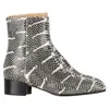 Aeyde Snakeskin-effect Ankle Boots In Animal Print Leather
