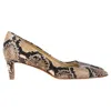 Aeyde Snakeskin-embossed Pumps In Animal Print Leather In Multi