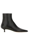 Aeyde Woman Ankle Boots Black Size 6 Leather In Black