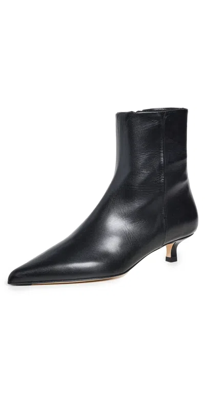 Aeyde Sofie Nappa Leather Black Boots Black