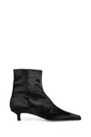 Aeyde Sofie Ponyhair Ankle Boots In Black