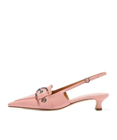 Aeyde Solid Color High Heels In Pink