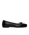 Aeyde 10mm Gabriella Nappa Leather Flats In Black