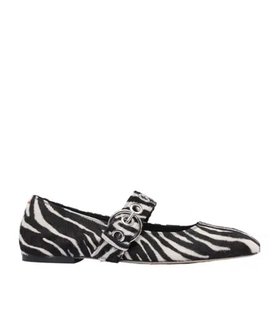 AEYDE SQUARE TOE BALLET FLATS