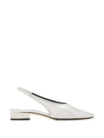 Aeyde Square Toe Dua Pumps In White