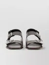 Aeyde Square Toe Flat Sole Open Sandals
