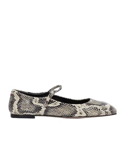 AEYDE SQUARE TOE FLATS
