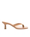 Aeyde 50mm Wilda Sandals In Light Brown