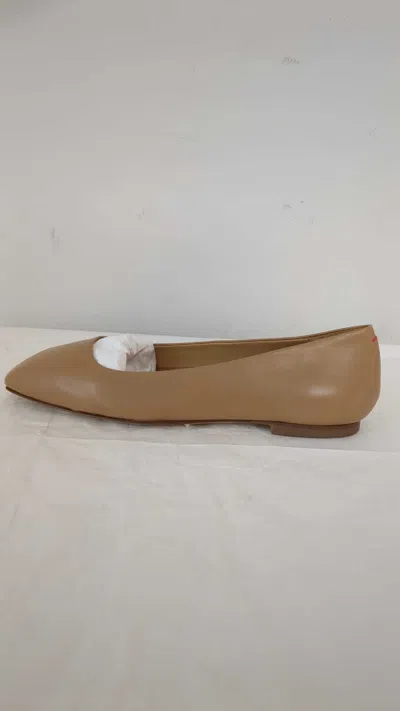 Aeyde Square-toed Ballet Flats In Brown