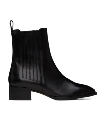 Aeyde Square-toed Boots In Black