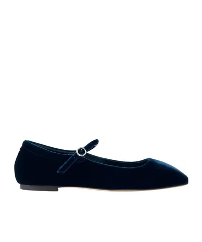 Aeyde Mary Jane Shoes With Flat Soles In Black