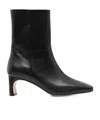 Aeyde Tabitha 65 Leather Ankle Boots In Black