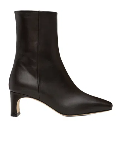 AEYDE SQUARE-TOED SHORT BOOTS