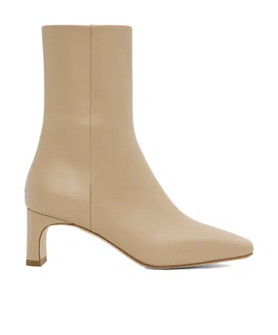 Aeyde Beige Tabitha Ankle Boots In Latte