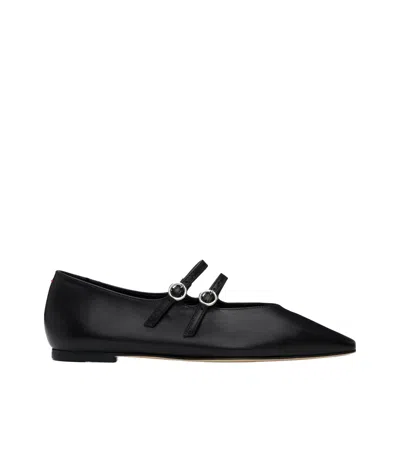 Aeyde Strappy Ballet Shoes In Black