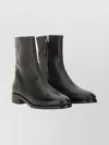 Aeyde Stylish Ankle Boots Block Heel In Black
