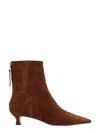 Aeyde Brown Zoe Suede Ankle Boots