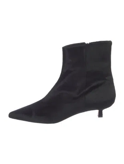 Pre-owned Aeyde Suede Boots In Black
