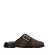Aeyde Suede Finja Mules In Brown