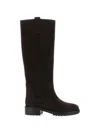 Aeyde Suede Knee-high Boots In Multi
