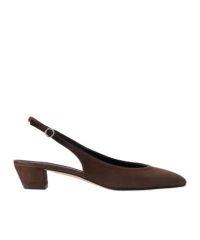 Aeyde Celeste Suede Pumps In Brown