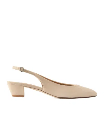 Aeyde Suede Pumps In Neutral