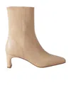 Aeyde Tabitha Leather Ankle Boots In Neutral