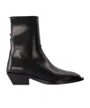 Aeyde Luis Suede Ankle Boots In Black