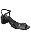 Aeyde Tash Leather Sandal In Black