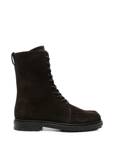 Aeyde Tate Lace-up Boots In Multi