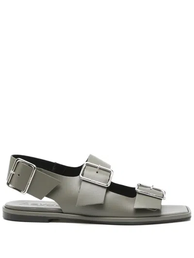 Aeyde Thekla Sandals In Green