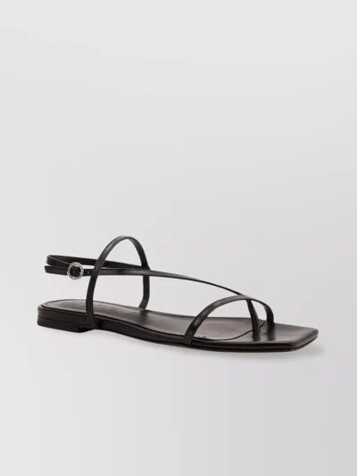 Aeyde Thong Sandals Leather Flat Sole Strappy