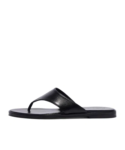 Aeyde Thong Slide Sandals In Black