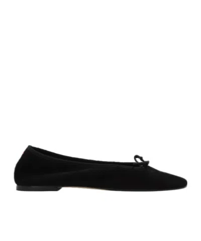 Aeyde Tiby Ballet Flats In Black