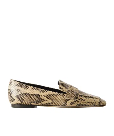 Aeyde Tom Imitation Snake-pattern Loafers In Animal Print