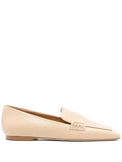 Aeyde Tom Loafers In Neutrals